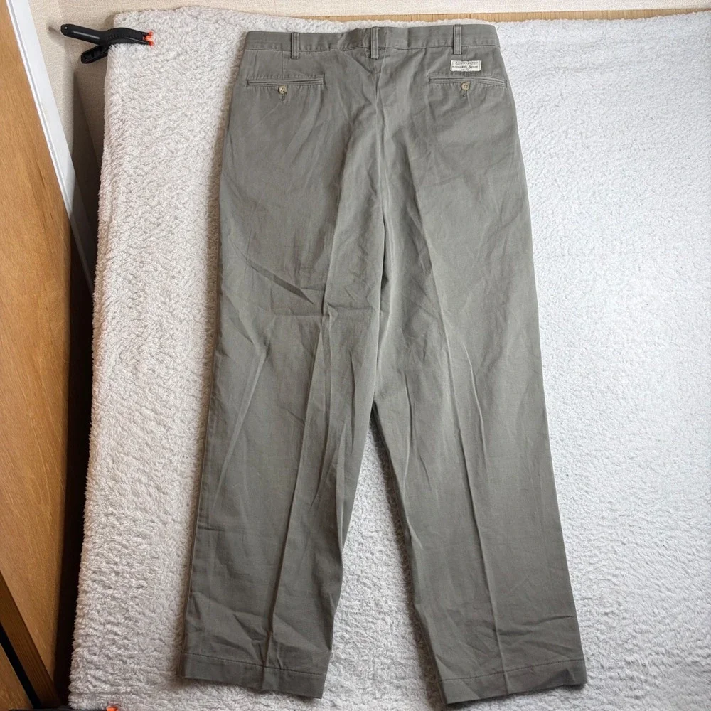 Vintage Polo Ralph Lauren Andrew pants Pants Olive Green Pleated 36x36 (36x29)